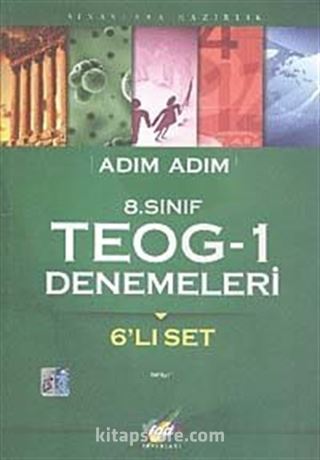 Adım Adım 8. Sınıf Teog -1 Denemeleri (6'lı Set)