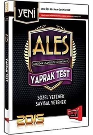 2015 ALES Yaprak Test Sözel Yetenek Sayısal Yetenek