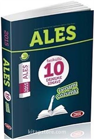 2015 ALES Fasiküllü 10 Deneme Sınavı Tamamı Çözümlü