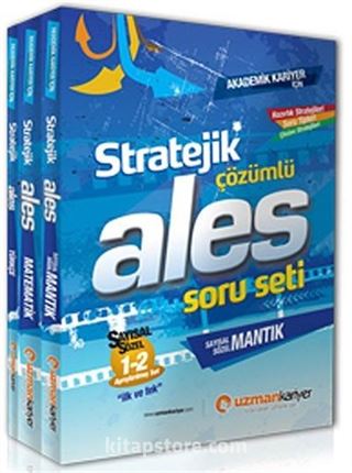 2015 Stratejik Çözümlü Ales Soru Seti (3 Kitap)