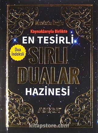 En Tesirli Sırlı Dualar Hazinesi / Kaynaklarıyla Birlikte (Kod:111)