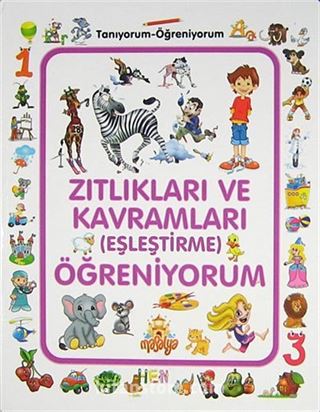 Zıtlıkları ve Kavramları Öğreniyorum (Eşleştirme) / Tanıyorum Öğreniyorum