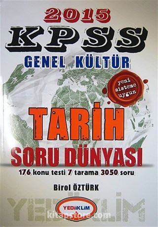 2015 KPSS Genel Kültür Tarih Soru Dünyası