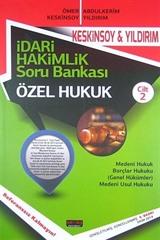 İdari Hakimlik Soru Bankası Özel Hukuk Cilt:2