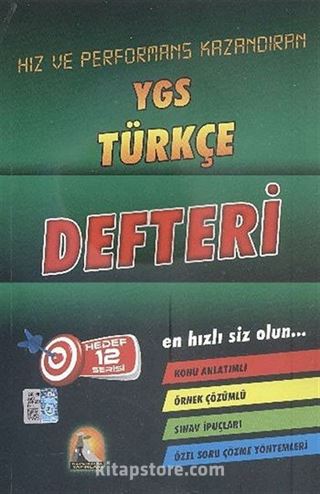 YGS Türkçe Defteri