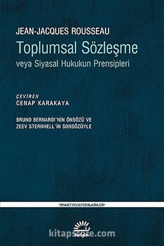 Toplumsal Sözleşme veya Siyasal Hukukun Prensipleri