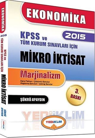 2015 KPSS Ekonomika Tüm Kurum Sınavları İçin Mikro İktisat