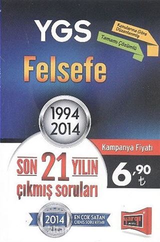 YGS Felsefe Son 21 Yılın Çıkmış Soruları