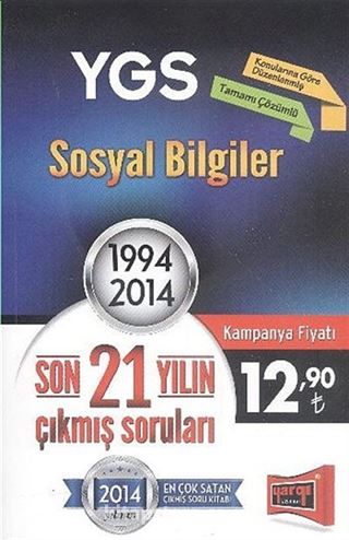 YGS Sosyal Bilgiler Son 21 Yılın Çıkmış Soruları