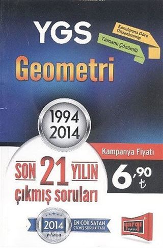 YGS Geometri Son 21 Yılın Çıkmış Soruları