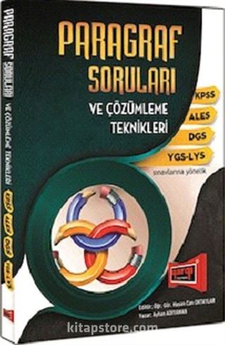 2015 KPSS-ALES-DGS-YGS-LYS Paragraf Soruları ve Çözümleme Teknikleri