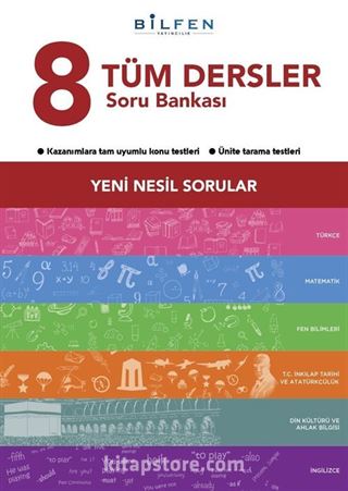 8.Sınıf Tüm Dersler Soru Bankası