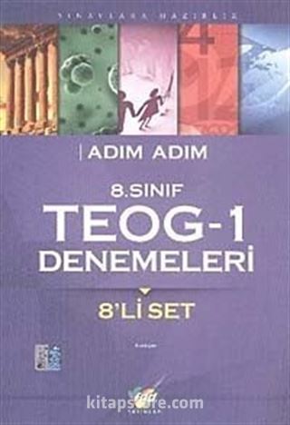 Adım Adım 8. Sınıf Teog -1 Denemeleri (8'li Set)