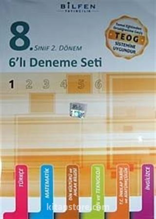 8. Sınıf 2. Dönem 6'lı Deneme Seti (Teog)