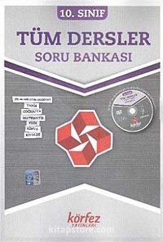 10. Sınıf Tüm Dersler Soru Bankası (Çözüm Dvd'li)