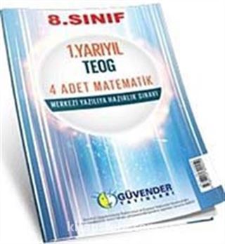 8. Sınıf 1. Yarıyıl TEOG 4 Adet Matematik Merkezi Yazılıya Hazırlık Sınavı