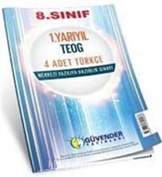 8. Sınıf 1. Yarıyıl TEOG 4 Adet Türkçe Merkezi Yazılıya Hazırlık Sınavı