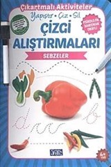 Sebzeler / Çizgi Alıştırmaları