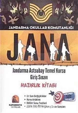 JANA Jandarma Astsubay Temel Kursu Giriş Sınavı Hazırlık Kitabı