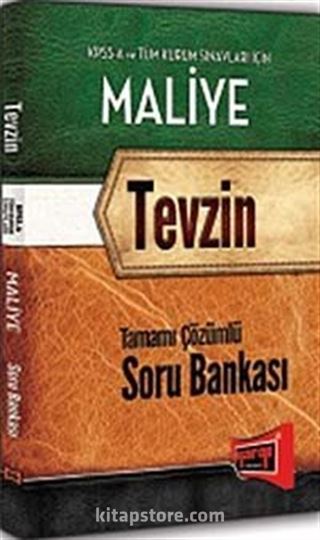 KPSS A Maliye Tevzin Tamamı Çözümlü Soru Bankası