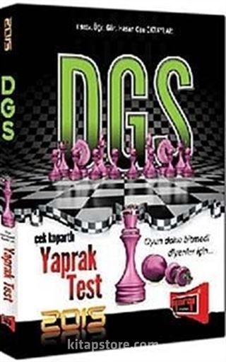 2015 DGS Çek Kopartlı Yaprak Test