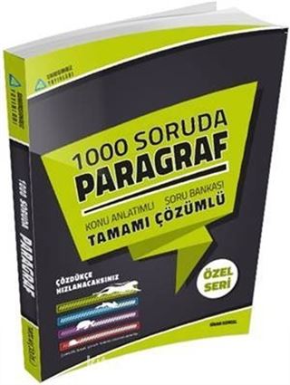 YGS Tamamı Çözümlü Konu Özetli 1000 Soruda Paragraf