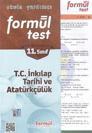 11. Sınıf T.C. İnkılap Tarihi ve Atatürkçülük Yaprak Test