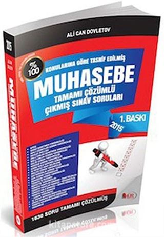 2015 Muhasebe Tamamı Çözümlü Çıkmış Sınav Soruları