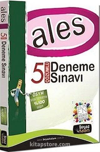 2015 ALES Çözümlü 5 Deneme Sınavı