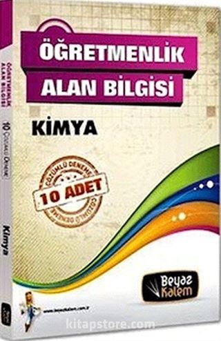 2015 ÖABT Kimya 10 Çözümlü Deneme