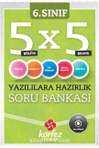 6. Sınıf 5x5 Yazılılara Hazırlık Soru Bankası