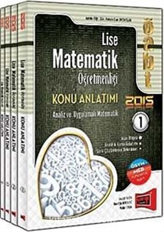 2015 ÖABT Lise Matematik Öğretmenliği Konu Anlatımlı Modüler Set (4 Kitap)