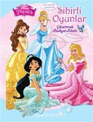 Disney Prenses Sihirli Oyunlar Çıkartmalı Faaliyetler Kitabı