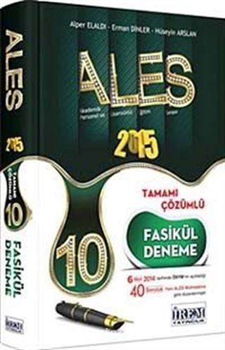 2015 ALES Tamamı Çözümlü 10 Fasikül Deneme