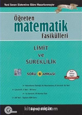 Öğreten Matematik Fasikülleri Limit ve Süreklilik Soru Bankası