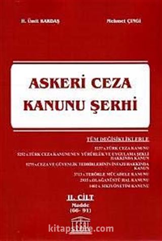 Askeri Ceza Kanunu Şerhi (2.Cilt)