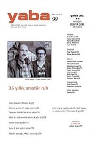 Yaba Edebiyat Sayı:90 Eylül-Ekim 2014