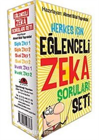 Herkes İçin Eğlenceli Zeka Soruları Seti (6 Kitap)