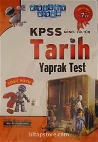 2015 KPSS Genel Kültür Tarih Yaprak Test