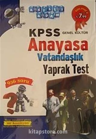 2015 KPSS Genel Kültür Anayasa Vatandaşlık Yaprak Test