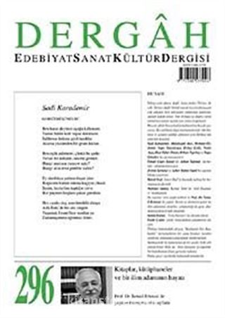 Dergah Edebiyat Sanat Kültür Dergisi Sayı:296 Ekim 2014