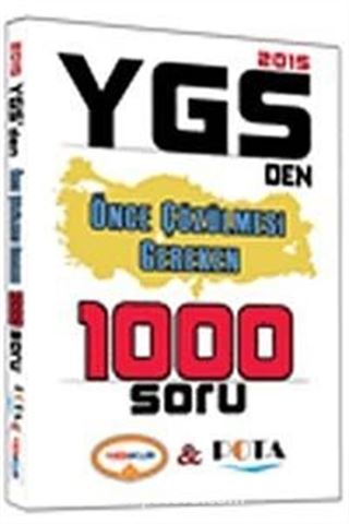 2015 YGS'den Önce Çözülmesi Gereken 1000 Soru