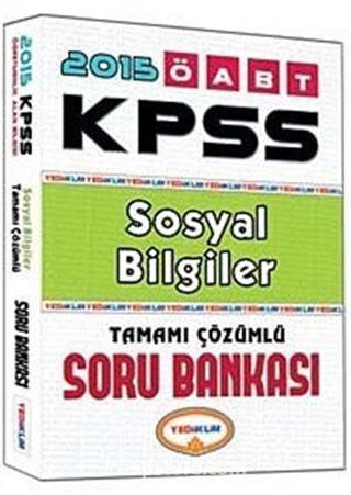 2015 KPSS ÖABT Sosyal Bilgiler Tamamı Çözümlü Soru Bankası