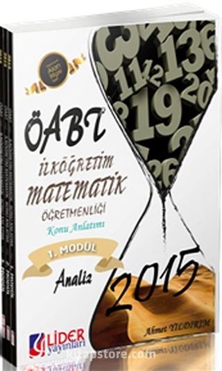 2015 ÖABT İlköğretim Matematik Konu Anlatımlı ve Soru Çözümlü (3 Kitap) (OA-214-İMT)