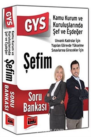 2015 GYS Şefim Soru Bankası (Kamu Kurum ve Kuruluşlarında Şef ve Eşdeğer)