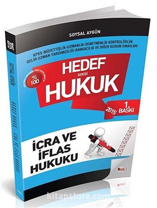 2015 İcra ve İflas Hukuku / Hedef Hukuk Serisi