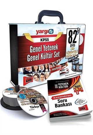 2015 KPSS Lisans Genel Kültür Genel Yetenek Görüntülü Eğitim Seti (82 DVD Güncel)