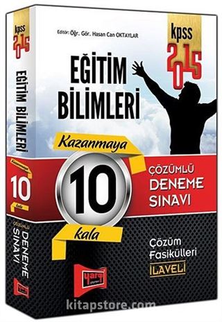 2015 KPSS Eğitim Bilimleri 10 Çözümlü Deneme Sınavı