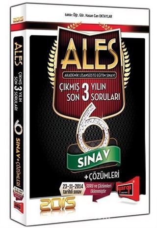 2015 ALES Son 3 Yılın Çıkmış 5 Sınav Soruları ve Çözümleri