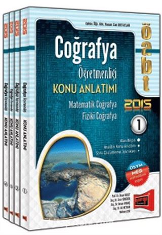 2015 ÖABT Coğrafya Öğretmenliği Konu Anlatımlı Modüler Set (4 Kitap)